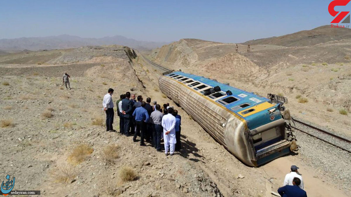 قطار تهران میانه از ریل خارج شد