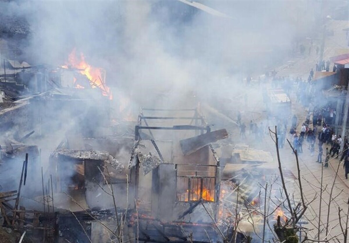 جزئیات بیشتر از آتش‌سوزی روستای گیلان