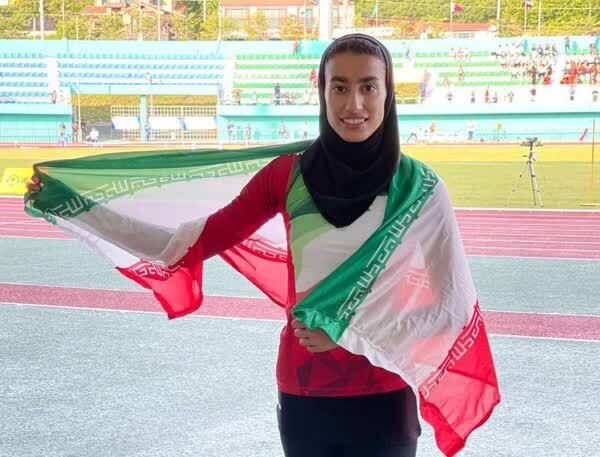 افتخار آفرینی نازنین فاطمه عیدیان برای کشورمان / کسب طلای ۴۰۰ متر با مانع توسط این بانوی ایرانی