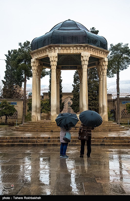 عکس شیراز در روز بارانی