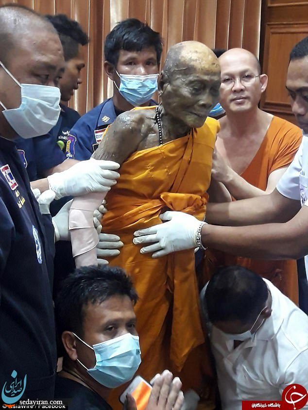 نبش قبر جسد یک راهب تایلندی!