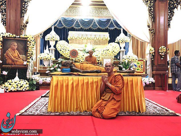 نبش قبر جسد یک راهب تایلندی!