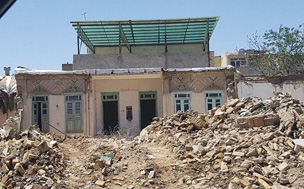 خطر تخریب کامل برای خانه تاریخی «قلابدوزها» در مشهد