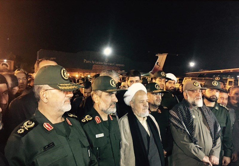 (تصویر) ورود پیکر شهید  حججی به تهران