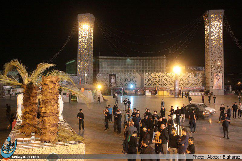 (تصاویر)-فضای آماده سازی تشییع پیکرشهیدمحسن حججی
