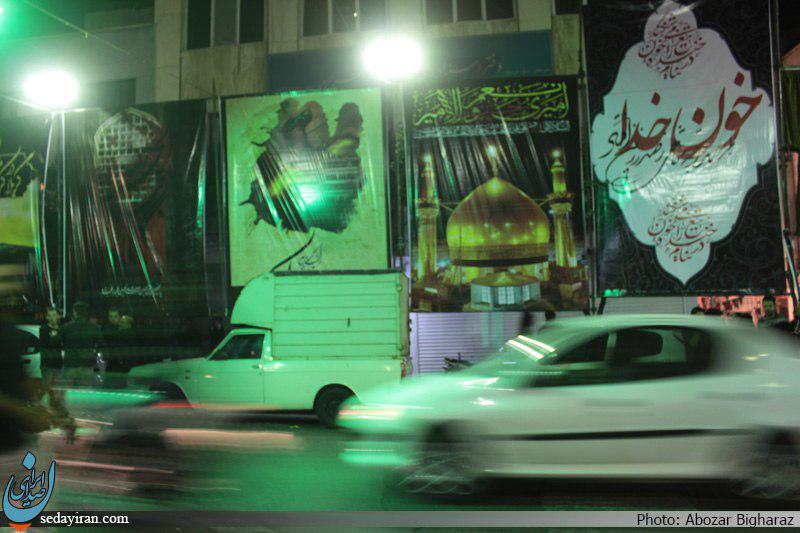 (تصاویر)-دسته های زنجیرزنی درخیابان گرگان