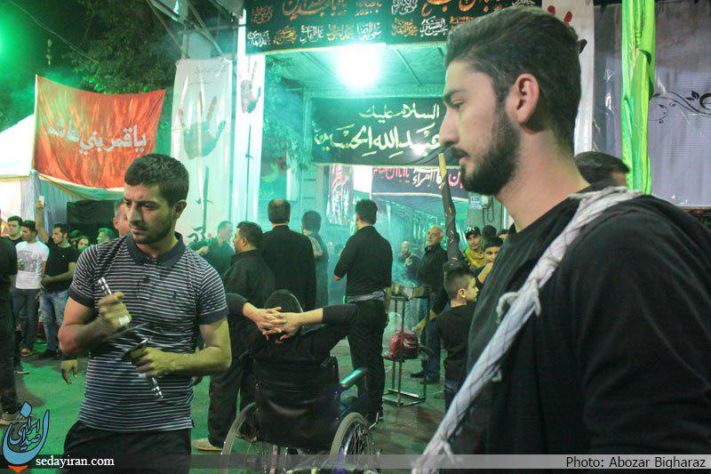 (تصاویر)-دسته های زنجیرزنی درخیابان گرگان
