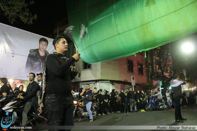 (تصاویر)-دسته های زنجیرزنی درخیابان گرگان