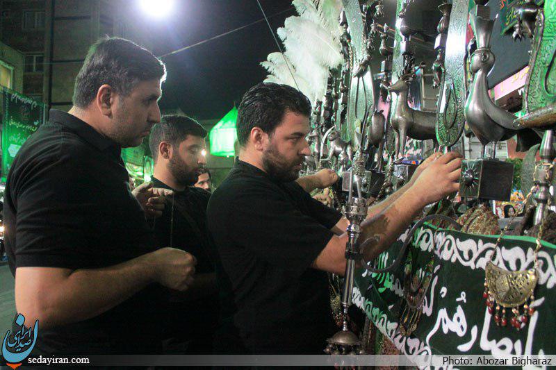 (تصاویر)-دسته های زنجیرزنی درخیابان گرگان