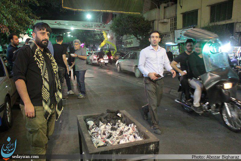 (تصاویر)-دسته های زنجیرزنی درخیابان گرگان