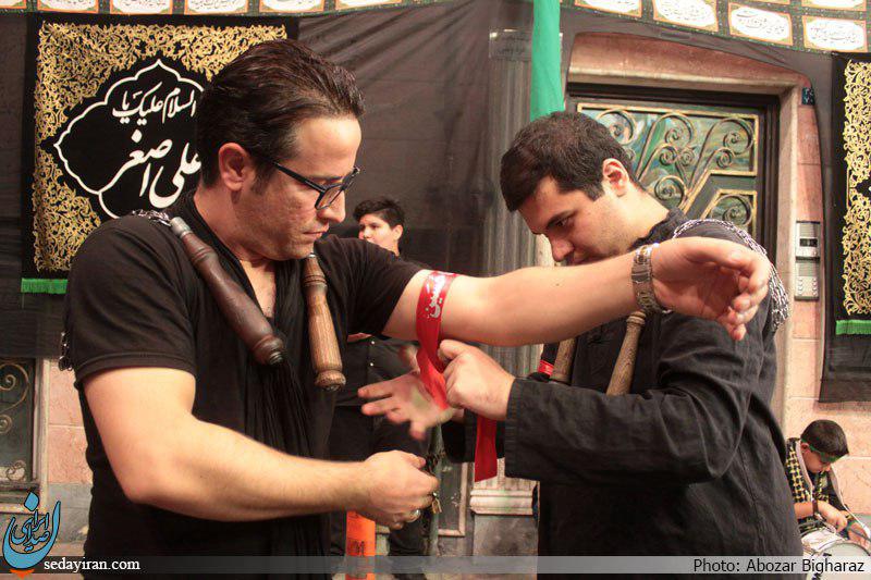 (تصاویر)-دسته های زنجیرزنی درخیابان گرگان