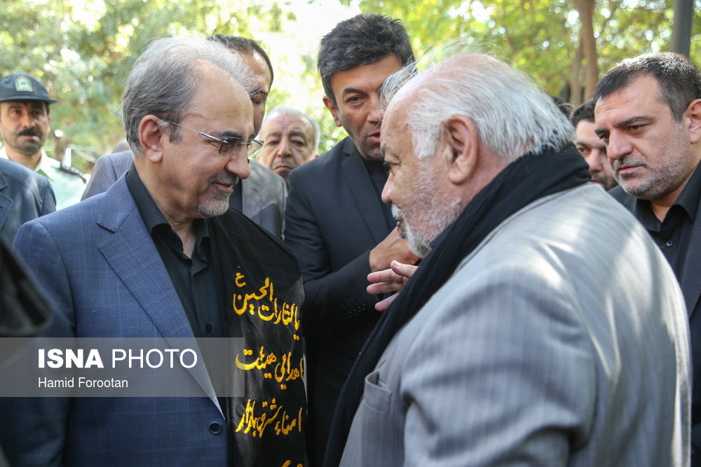 حضور شهردار تهران در عزاداری تاسوعای حسینی تهران