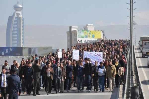 معلمان در اقلیم کردستان عراق تظاهرات کردند