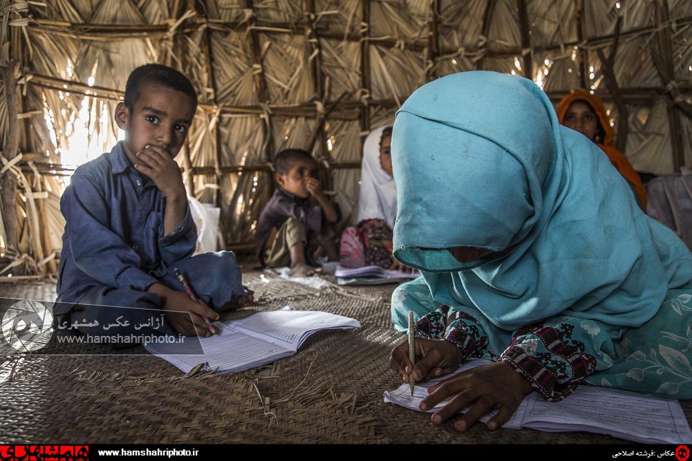 (تصاویر)-مدارس کپری سیستان و بلوچستان