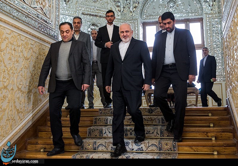 (تصاویر) دیدار رئیس هیات پارلمانی فلسطین با وزیر امور خارجه ایران