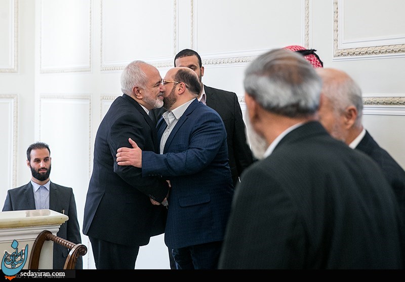 (تصاویر) دیدار رئیس هیات پارلمانی فلسطین با وزیر امور خارجه ایران