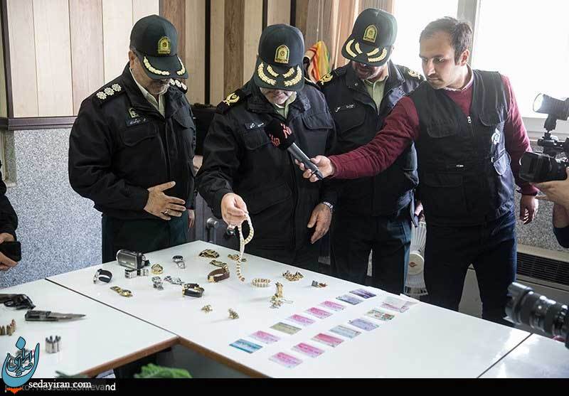 (تصاویر) بازداشت سارقان مسلح خشن با سابقه ۳۰۰ فقره سرقت