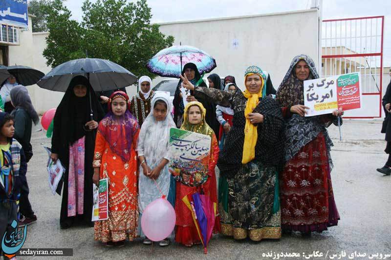 (تصاویر) راهپیمایی چهلمین سالگرد پیروزی انقلاب اسلامی در عماد شهر