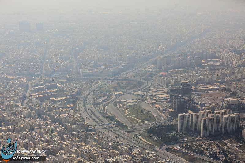 (تصاویر) هوای ناسالم تهران