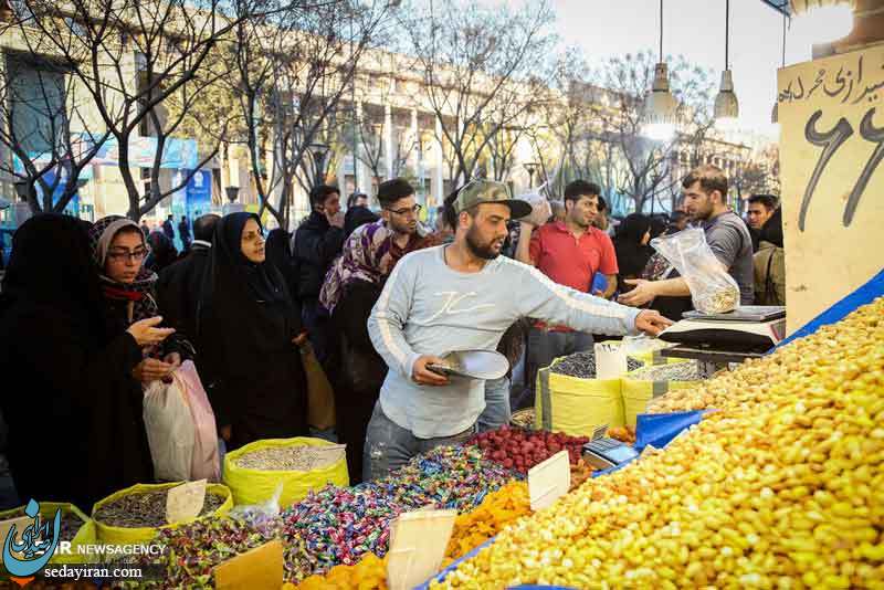 (تصاویر) خرید نوروزی در بازار بزرگ تهران