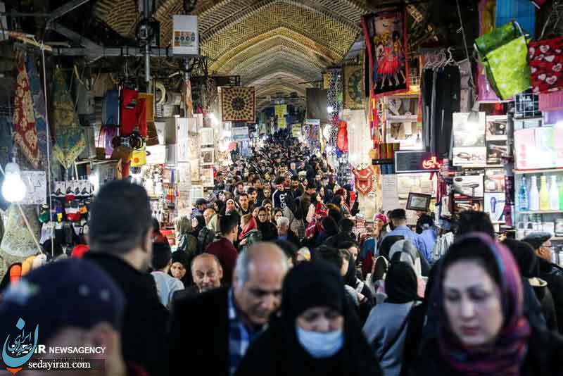 (تصاویر) خرید نوروزی در بازار بزرگ تهران