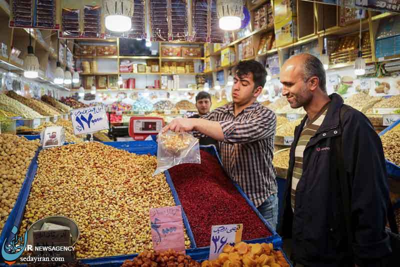 (تصاویر) خرید نوروزی در بازار بزرگ تهران