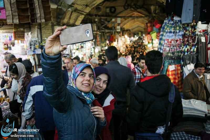 (تصاویر) خرید نوروزی در بازار بزرگ تهران