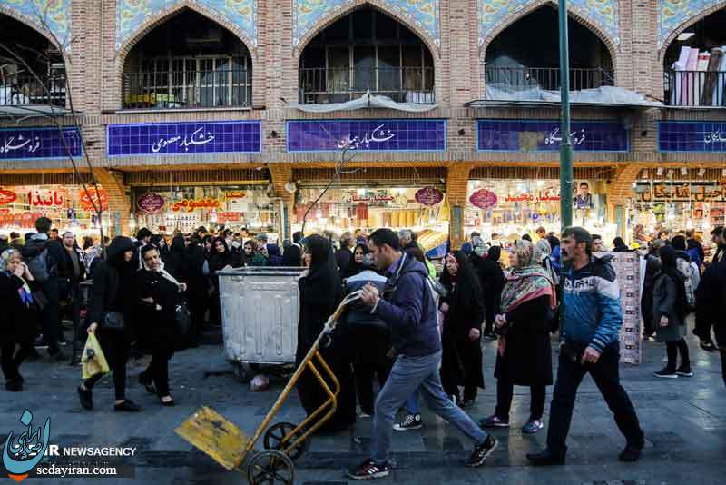 (تصاویر) خرید نوروزی در بازار بزرگ تهران