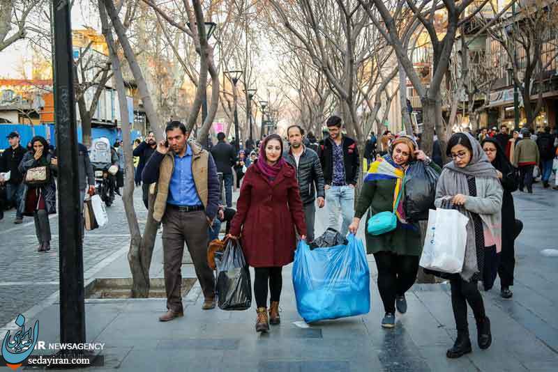 (تصاویر) خرید نوروزی در بازار بزرگ تهران