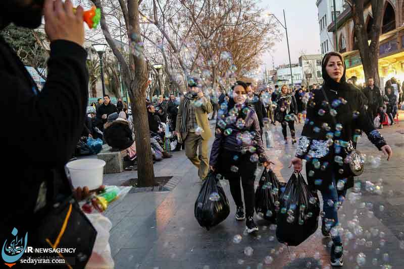 (تصاویر) خرید نوروزی در بازار بزرگ تهران