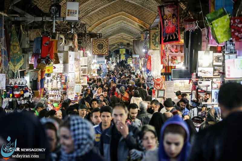 (تصاویر) خرید نوروزی در بازار بزرگ تهران