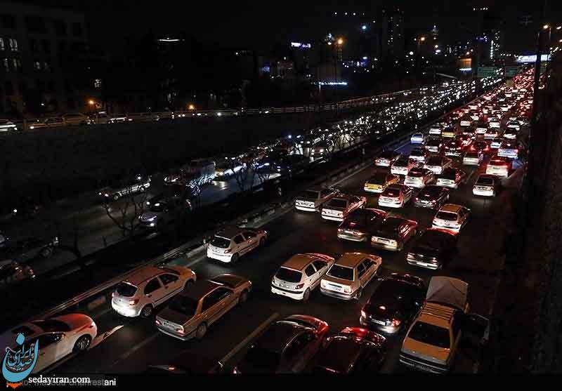 (تصاویر) ترافیک روزهای پایانی سال