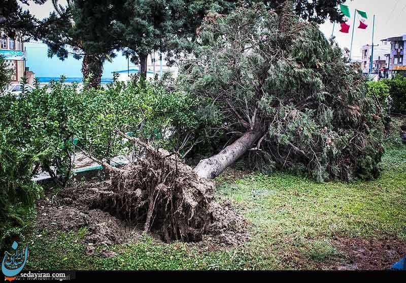 (تصاویر) خسارت طوفان و سیلاب در گلستان