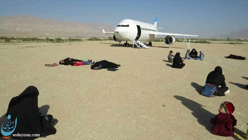 (تصاویر) مانور طرح اضطراری فرودگاه بین المللی شهرستان لارستان