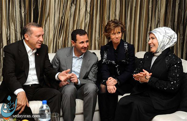 (تصویر) حجاب همسران اردوغان و بشار اسد