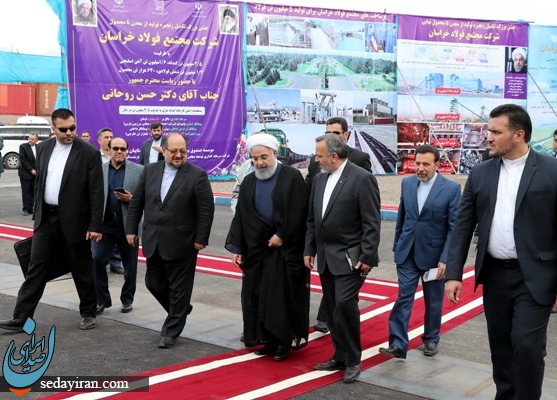 (تصاویر) روحانی در مشهد