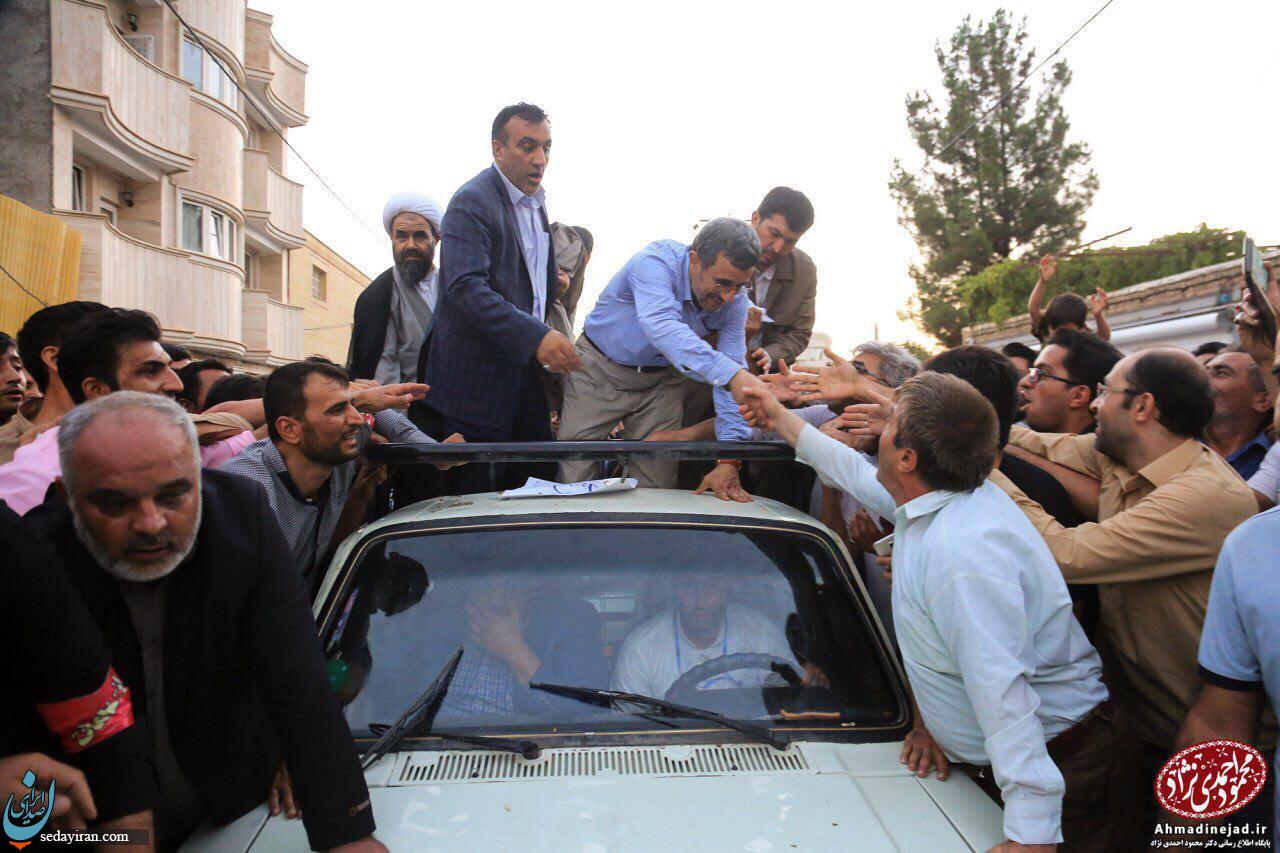 سفر احمدی نژاد به بجنورد + عکس