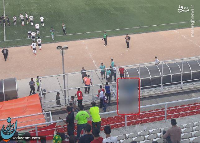 (تصاویر)عبور از مرزهای بی‌حیایی وعریان شدن تماشاگران در فوتبال ایران
