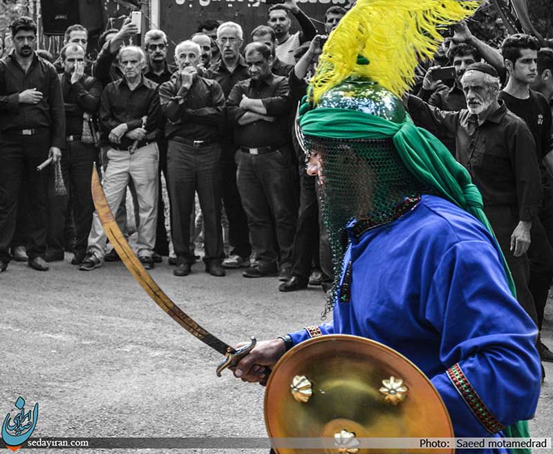 (تصاویر) آیین عزاداری سنتی  در قزوین