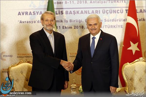 (تصویر) دیدار رئیس مجلس ترکیه و ایران با یکدیگر