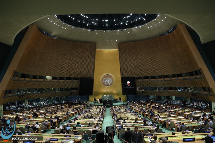(تصاویر) سخنرانی رئیس جمهور در مجمع عمومی سازمان ملل