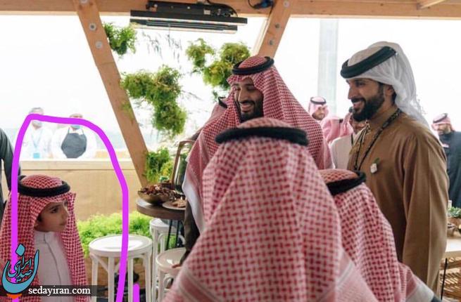 (تصویر) بن سلمان پسر بزرگش را رو کرد