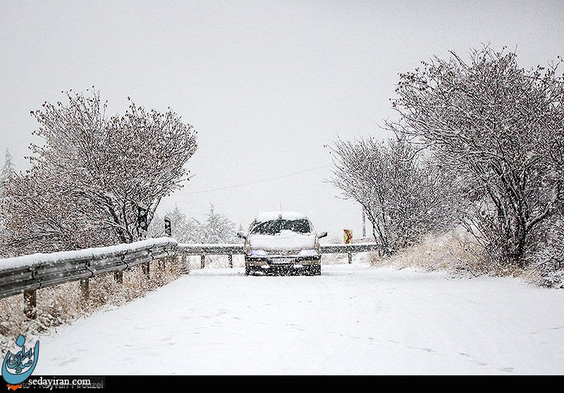 (تصاویر) بارش برف در آخرین روزهای پاییز -سنندج