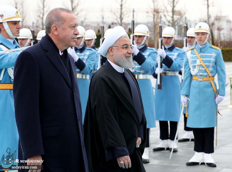 (تصاویر) استقبال رسمی اردوغان از روحانی