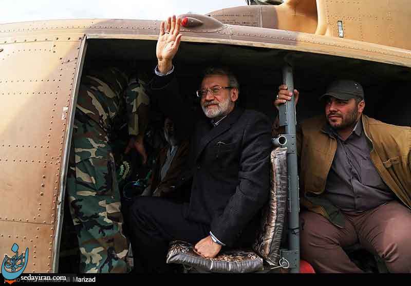 (تصاویر) بازدید رئیس مجلس شورای اسلامی از مناطق سیل زده لرستان