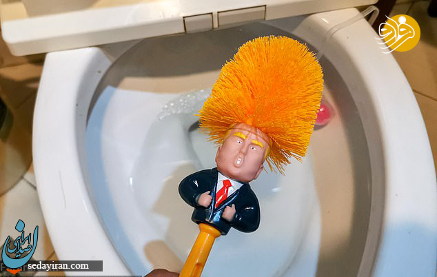 (تصویر) ترامپ در توالت های چین