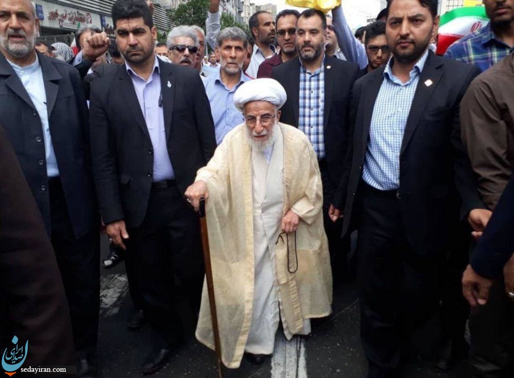 (تصویر) جنتی در راهپیمایی روز قدس در تهران