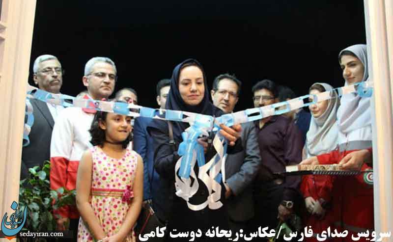 (تصاویر) آئین افتتاح استخر سر پوشیده محمدی 