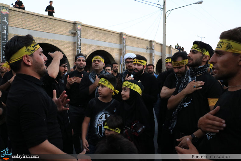(تصاویر) عزاداری تاسوعای حسینی در شهرستان لارستان