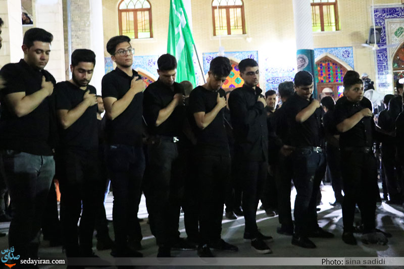 (تصاویر) عزاداری تاسوعای حسینی در شهرستان لارستان